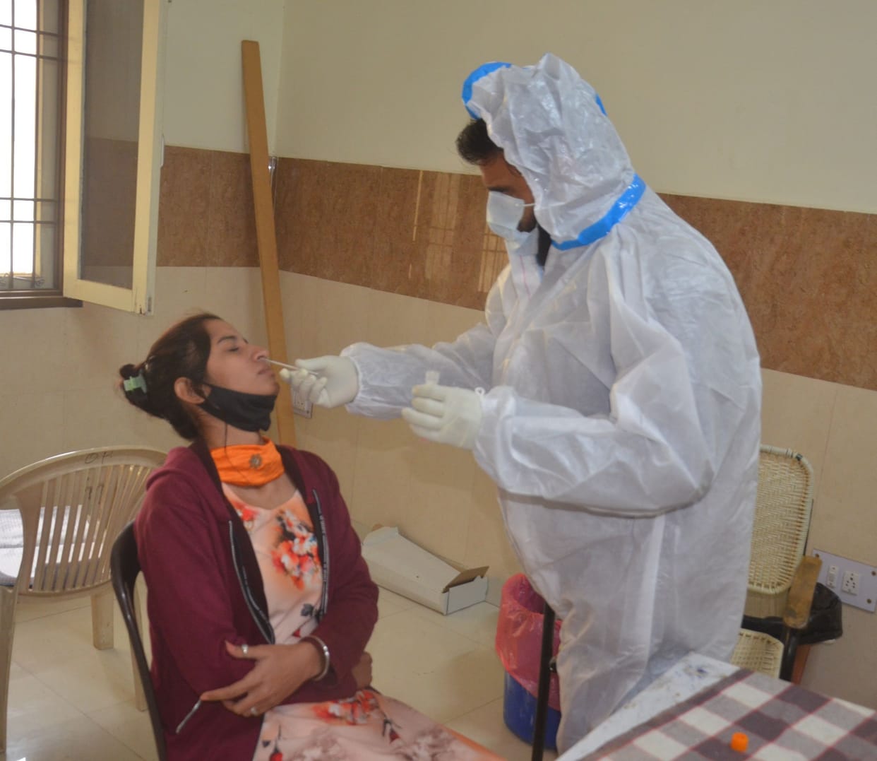 Corona : Infection rate increased by 8.7 percent in seven days, every eighth sample positive