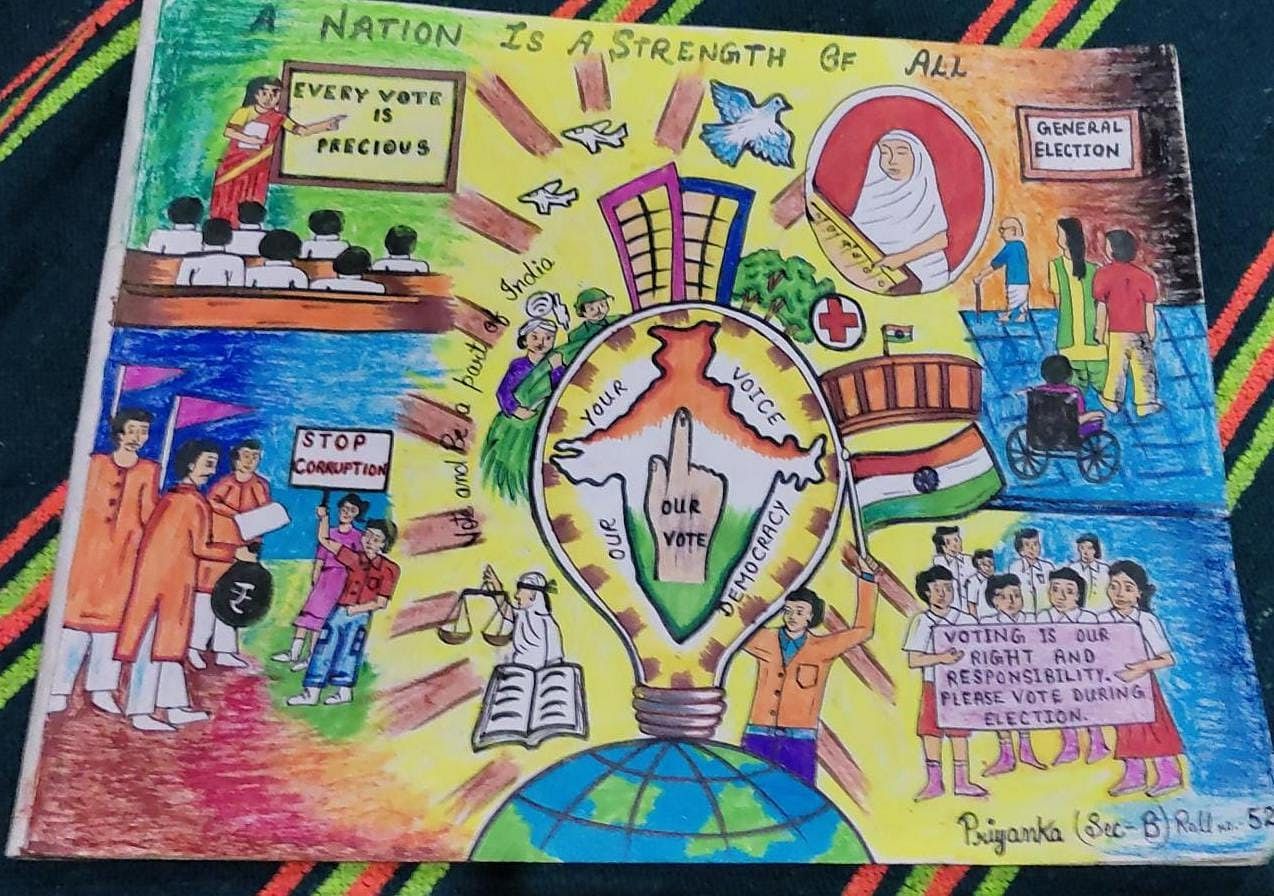 District Level Painting Competition - Systematic Voters' Education and  Electoral Participation