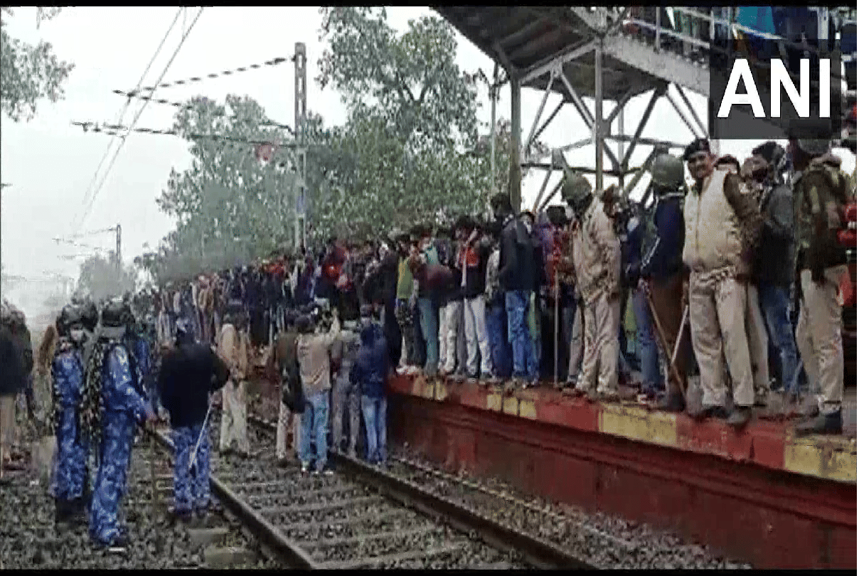 RRB NTPC Result 2021 know all about CBT-1 Results Why Youths are Protesting on Railway Tracks Stopping Trains against Railway Recruitment Board