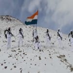 ITBP के जवानों ने -40 डिग्री तापमान में मनाया गणतंत्र दिवस