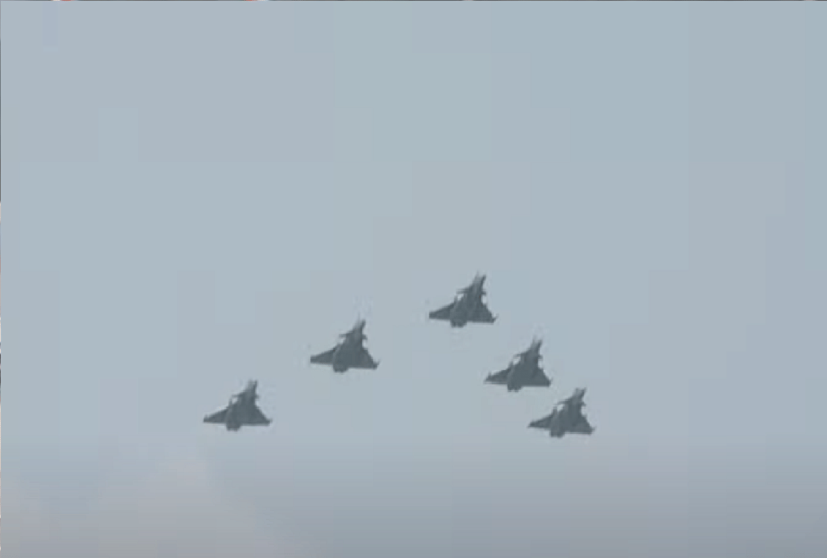 Republic day parade in photos: flypast of Air Force fighter planes and Indian Army Rajpath