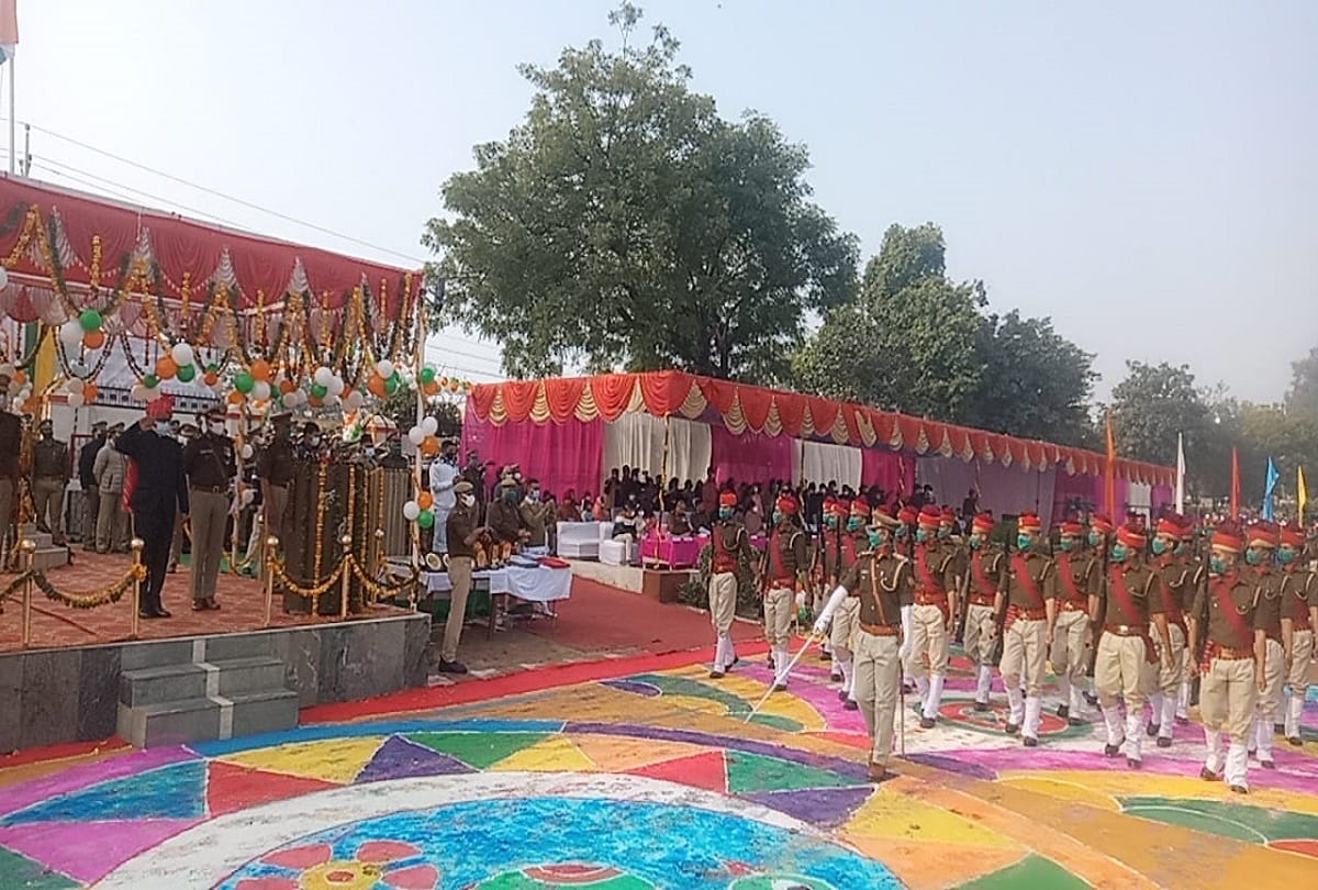 Republic day 2022 parade agra police line