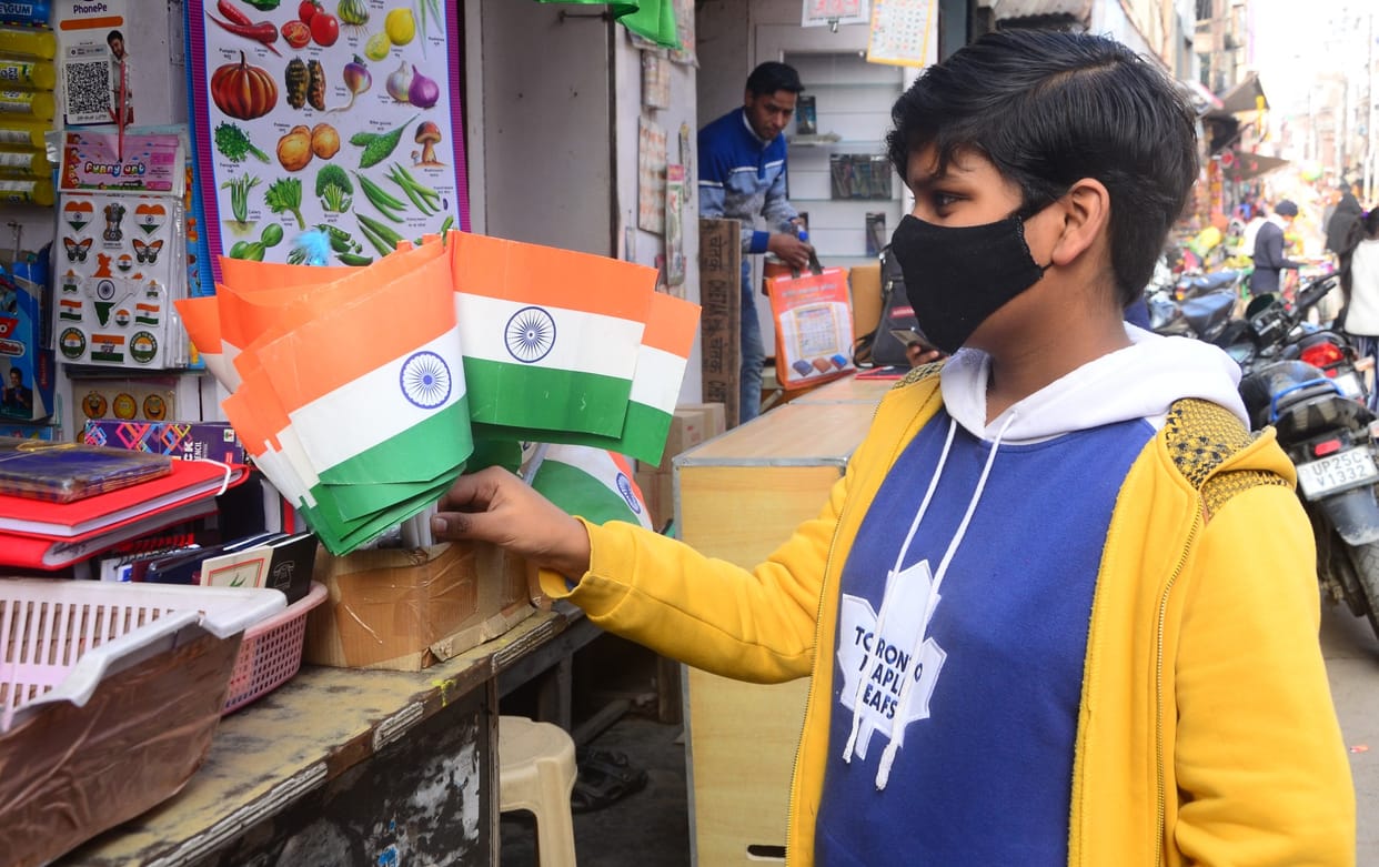 Republic Day: Preparations went on throughout the day