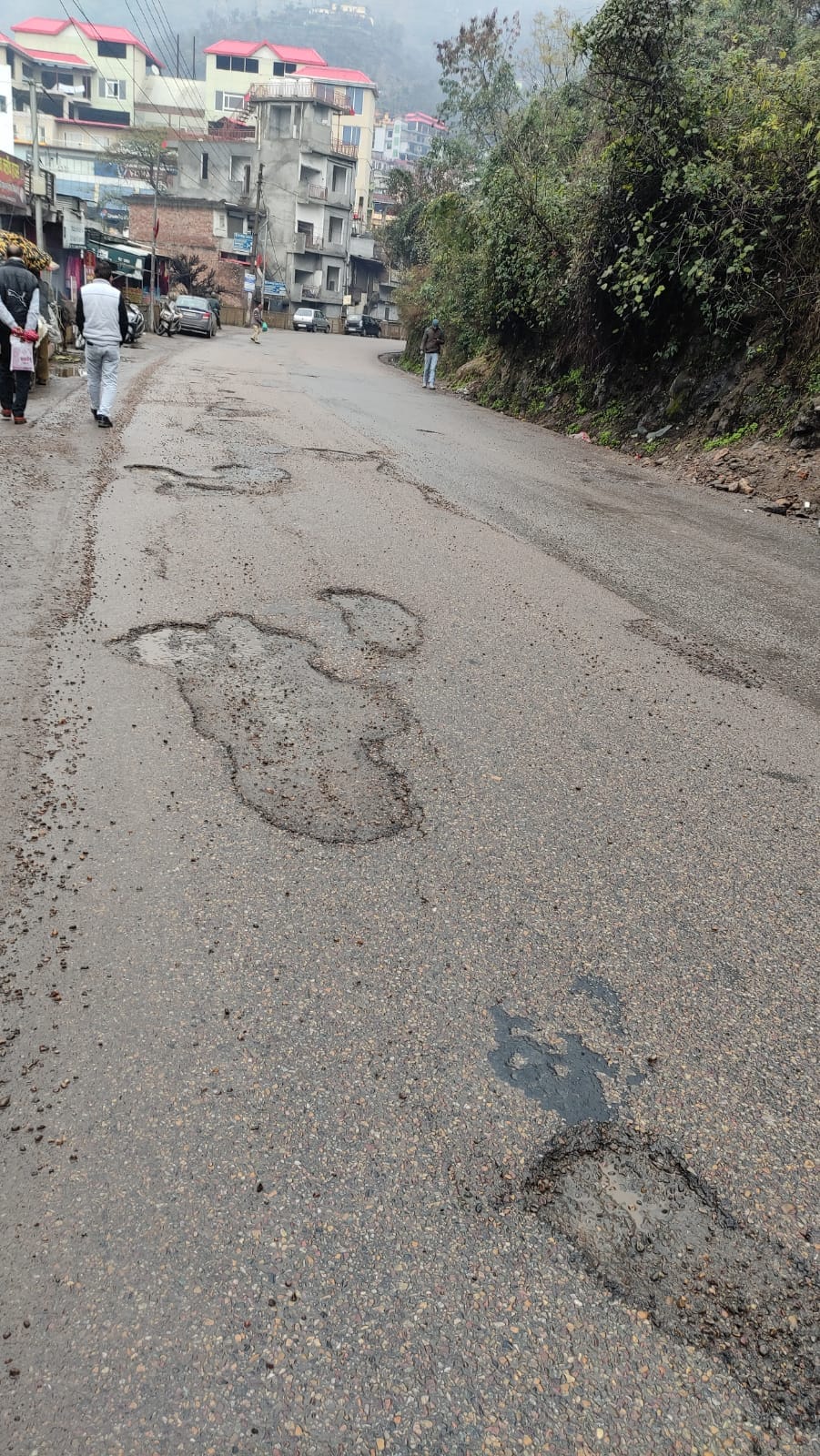 bilaspur nh patch work crumble in just week