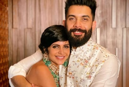 Mandira bedi attends mouni roy haldi ceremony in goa see photos