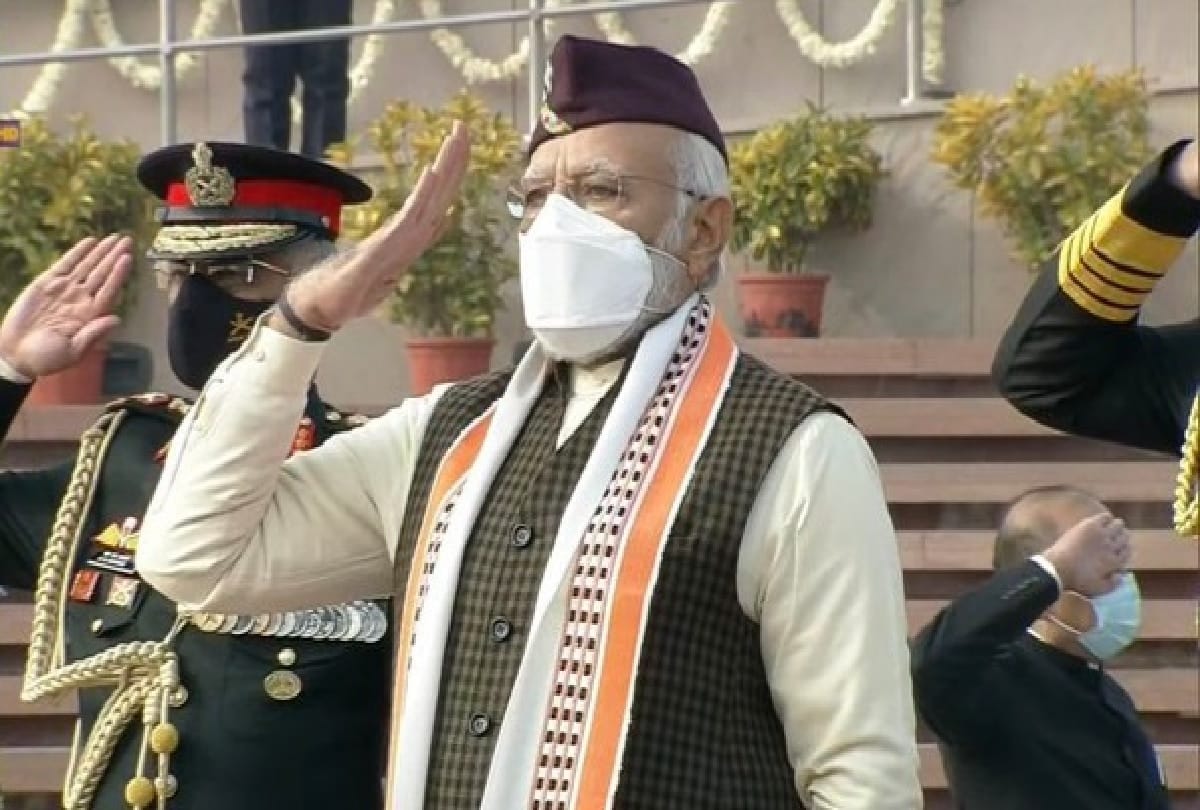 Republic Day 2022: republic day pm narendra modi seen in uttarakhandi cap
