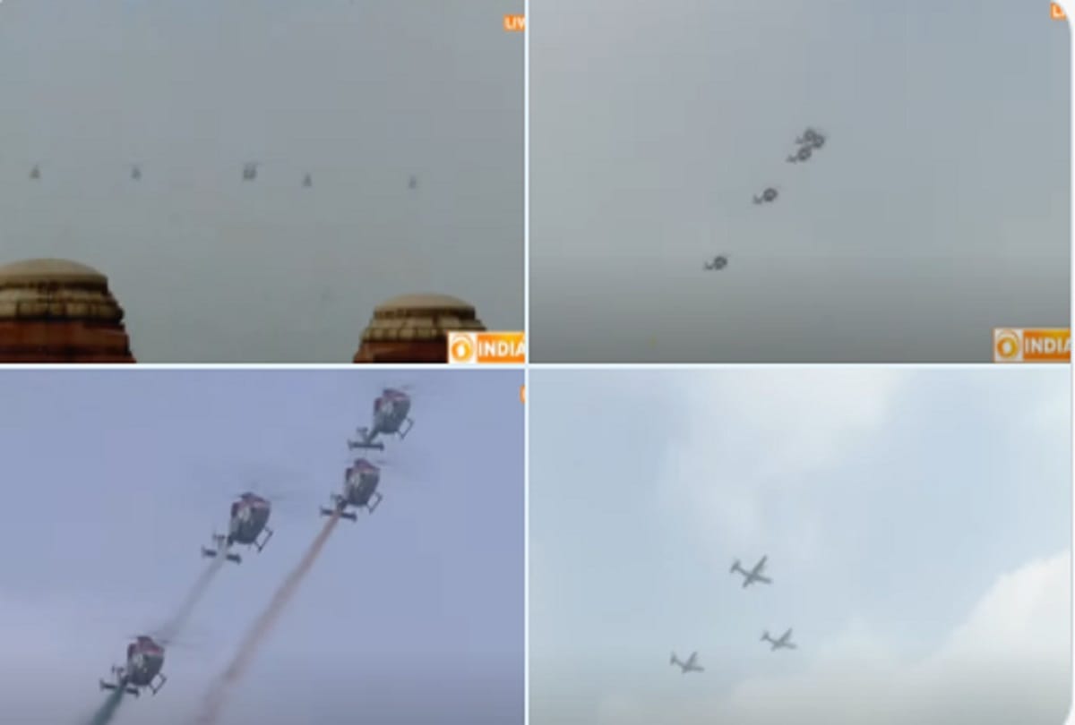 Republic Day Parade Live: 73rd Republic Day 2022 Flag Hoisting Parade Time, Gantantra Diwas 26 January Celebration Rajpath India Gate News Updates in Hindi