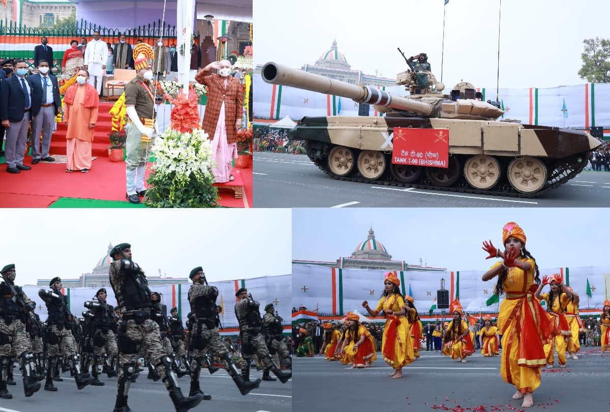 Pics of republic day parade in Lucknow.