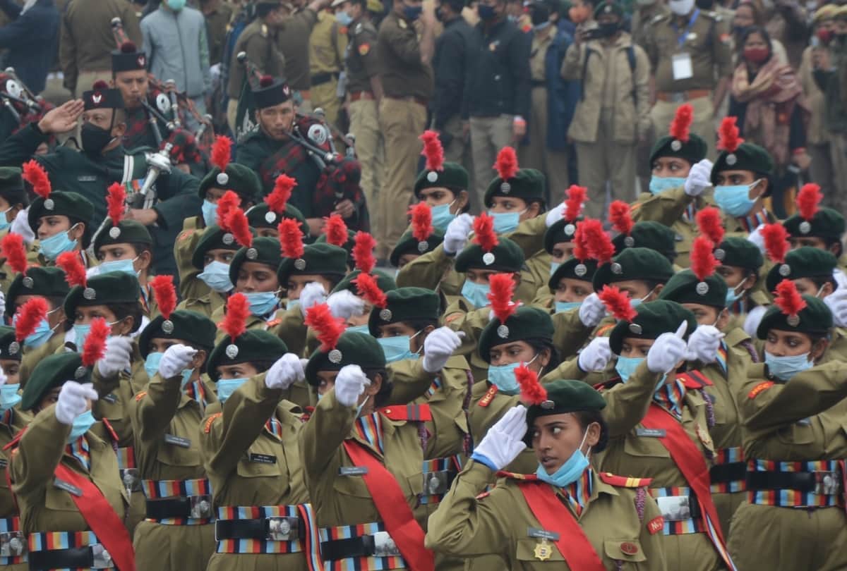 Pics of republic day parade in Lucknow.