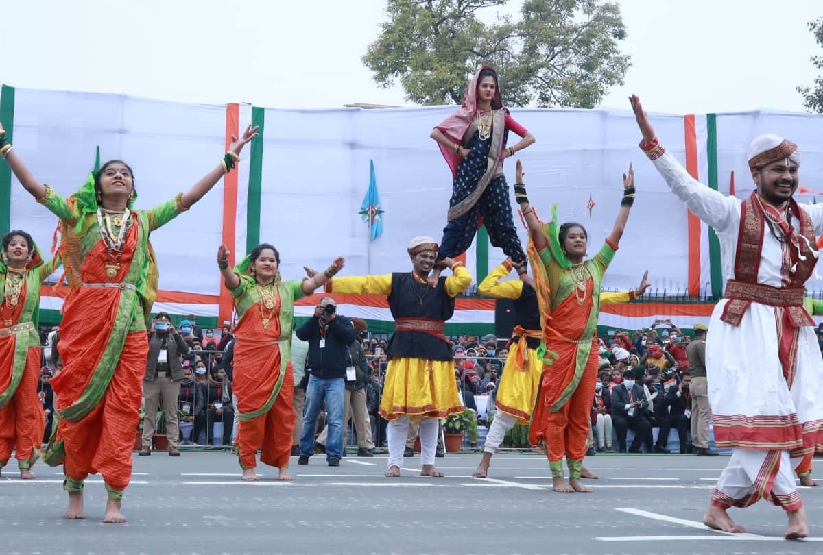 Pics of republic day parade in Lucknow.