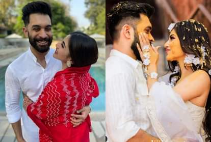 Mouni Roy wedding Bride to be drops a happy picture with Suraj Nambiar