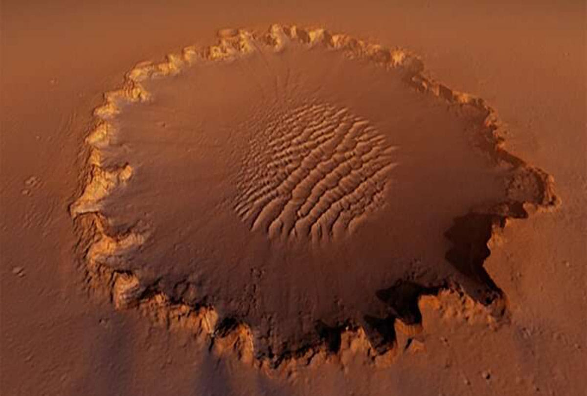asteroid showers continues 600 million yeas on mars says new research