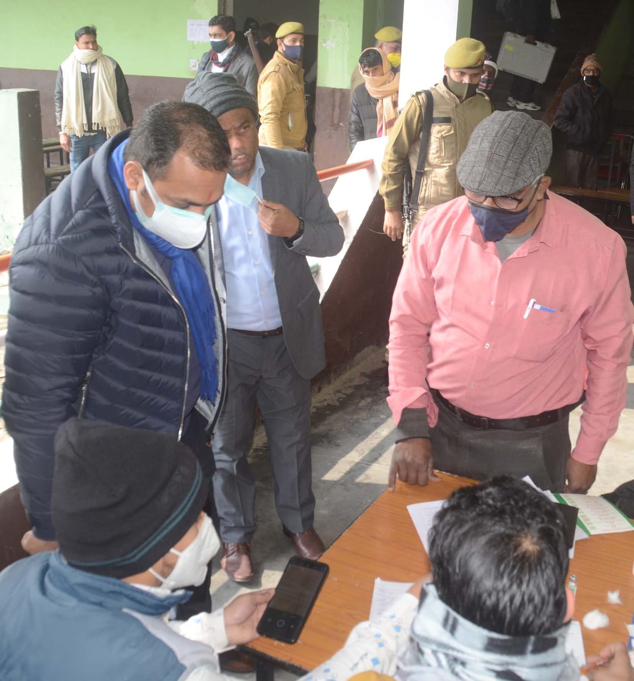 Infected DIOS kept training polling personnel