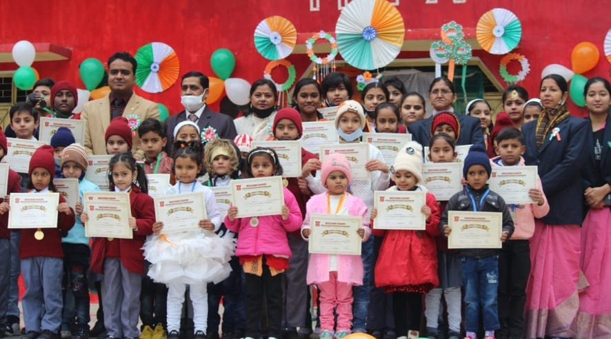 Republic Day celebrated with simplicity in schools