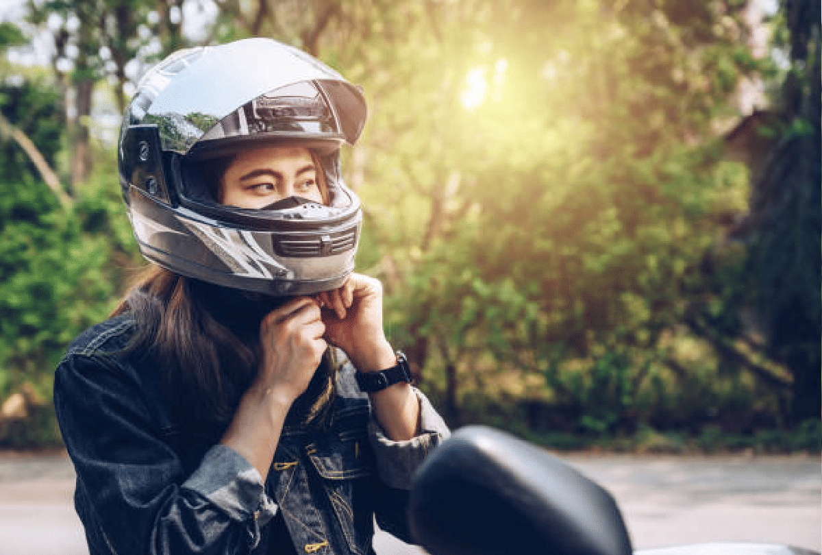 Young man life saved by having helmet on his head