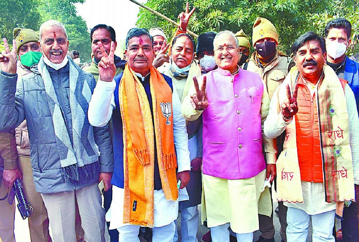 BJP candidates filed nomination for assemble election in Mainpuri