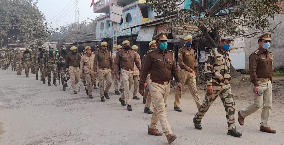 police march