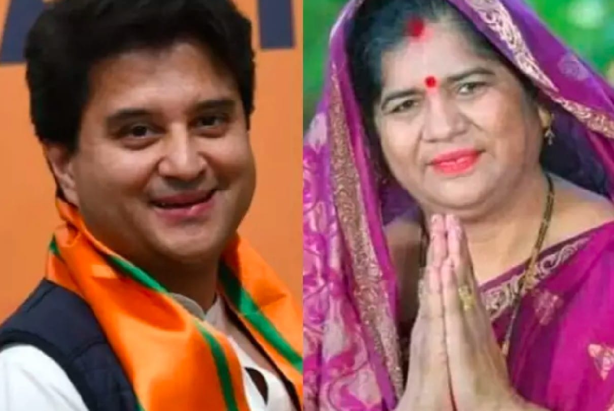 Imarti caught ears on the instructions of Scindia: After the Kovid review meeting in Gwalior, Scindia told Imarti Devi – cloth masks will not work