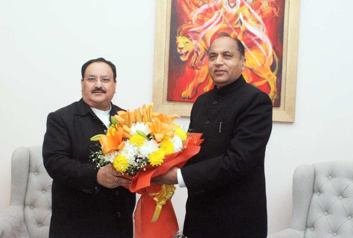 National President JP Nadda took it from the Chief Minister   Feedback of the work of ministers and organization leaders
