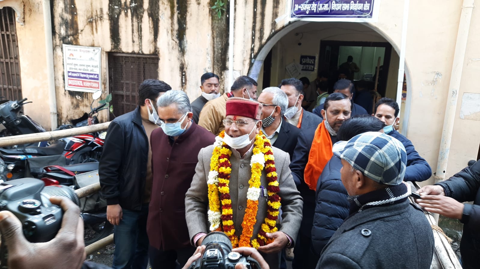 Uttarakhand Assembly Election 2022: many leader with cm pushkar singh dhami file nomination today, see photos