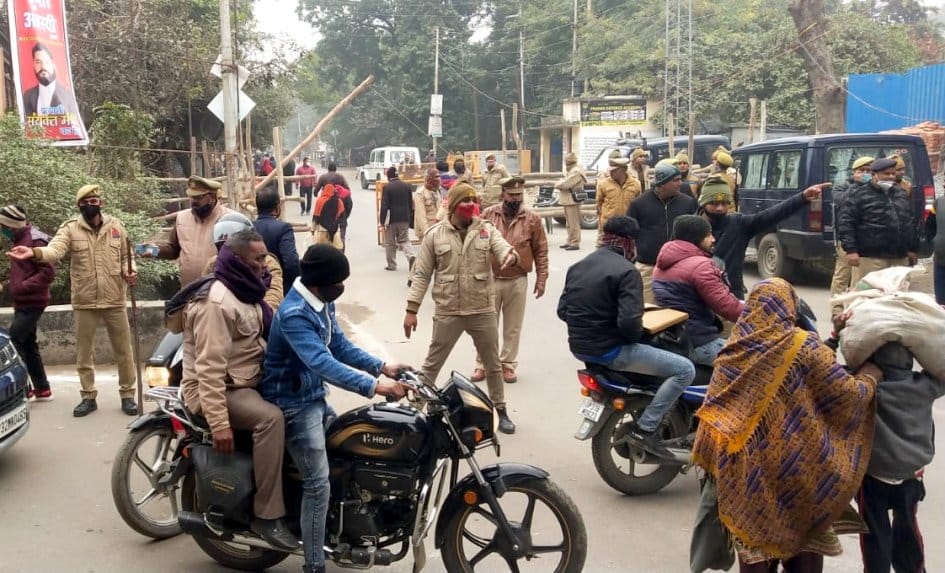 People upset due to barricading and strict vigil on major roads