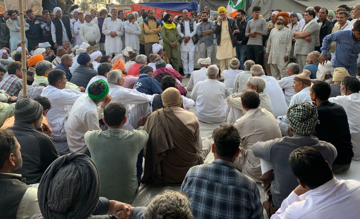 Farmer leaders visited villages to reach Pakka Morcha