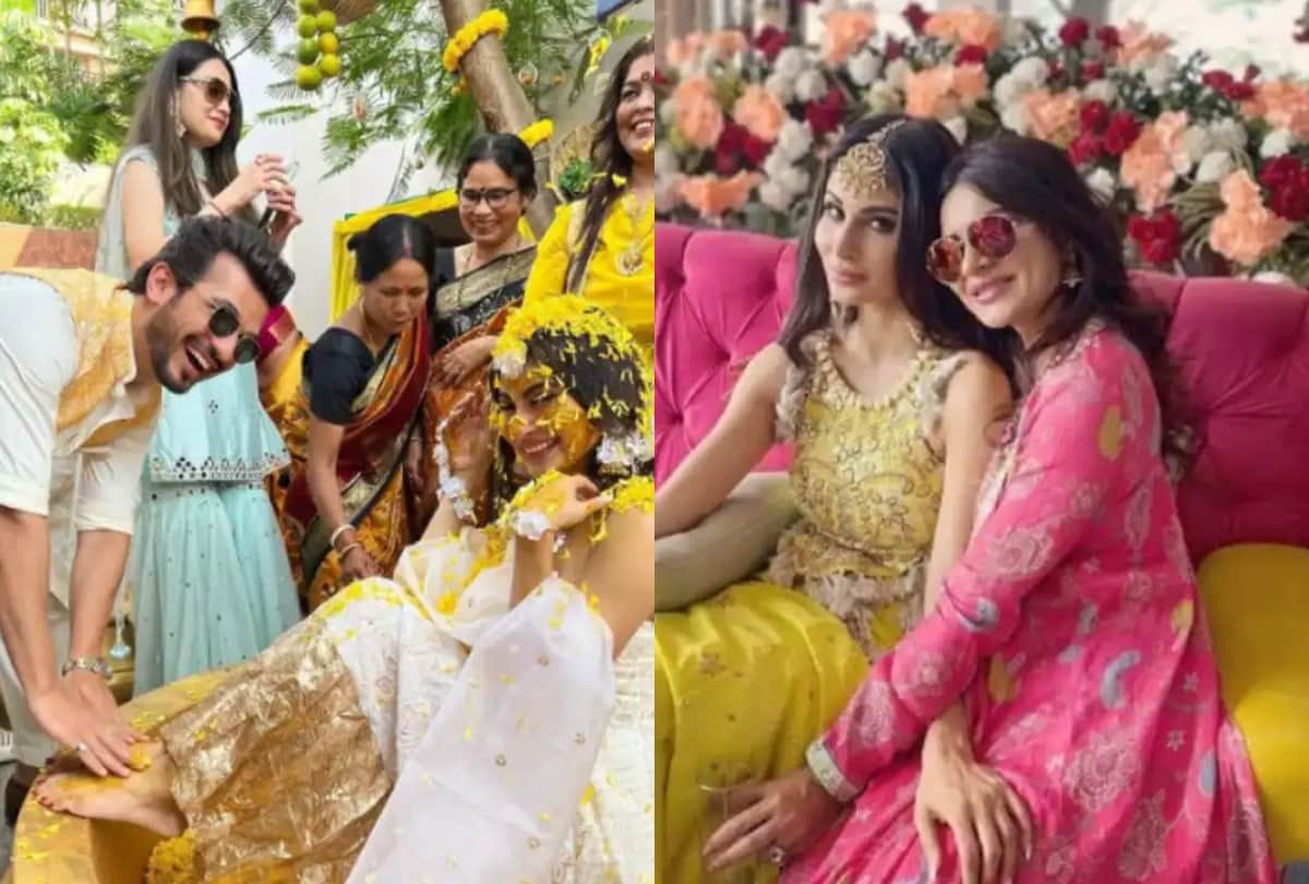 Mouni Roy wedding Bride to be drops a happy picture with Suraj Nambiar