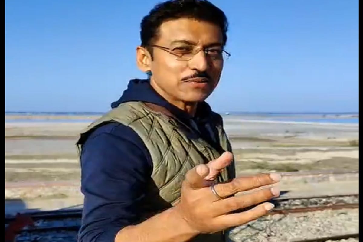 Jaipur: Rajyavardhan Rathore showed the view of Sambhar Lake, shows the specialties by riding this special train