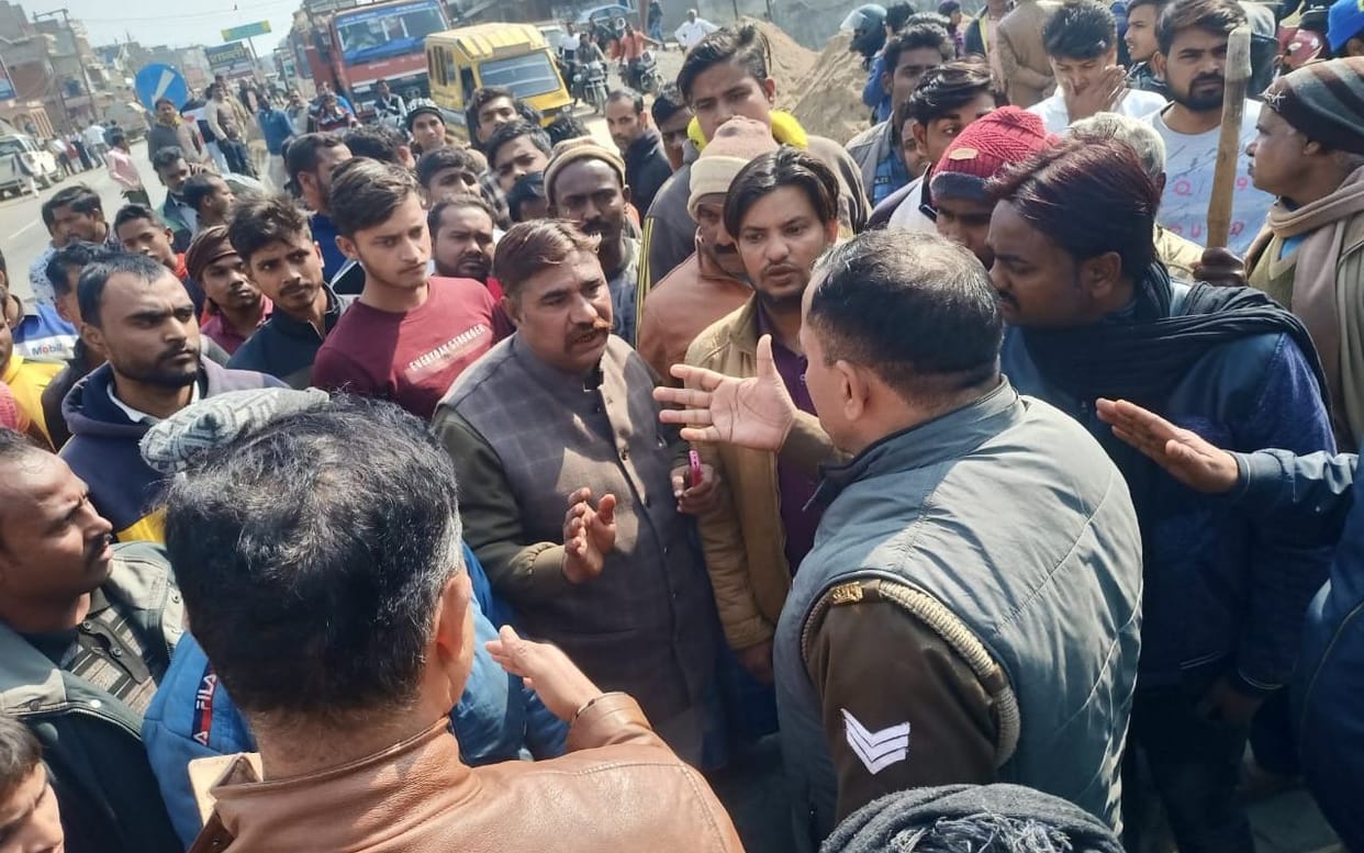 Uproar, chaos after the death of the injured man in a car collision