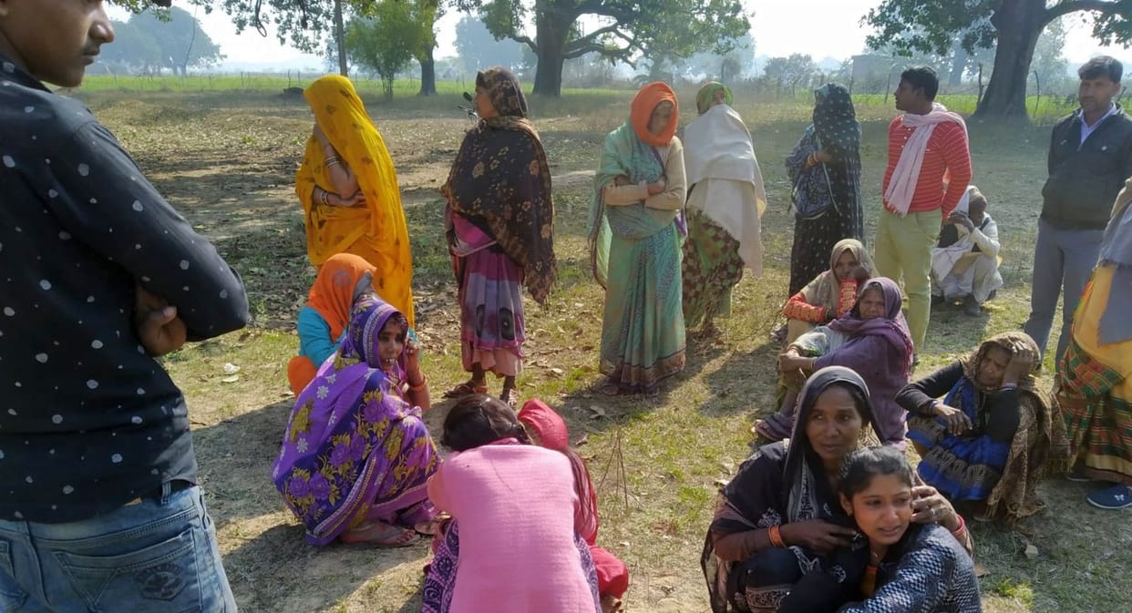 Former gram pradhan and two students died in road accident