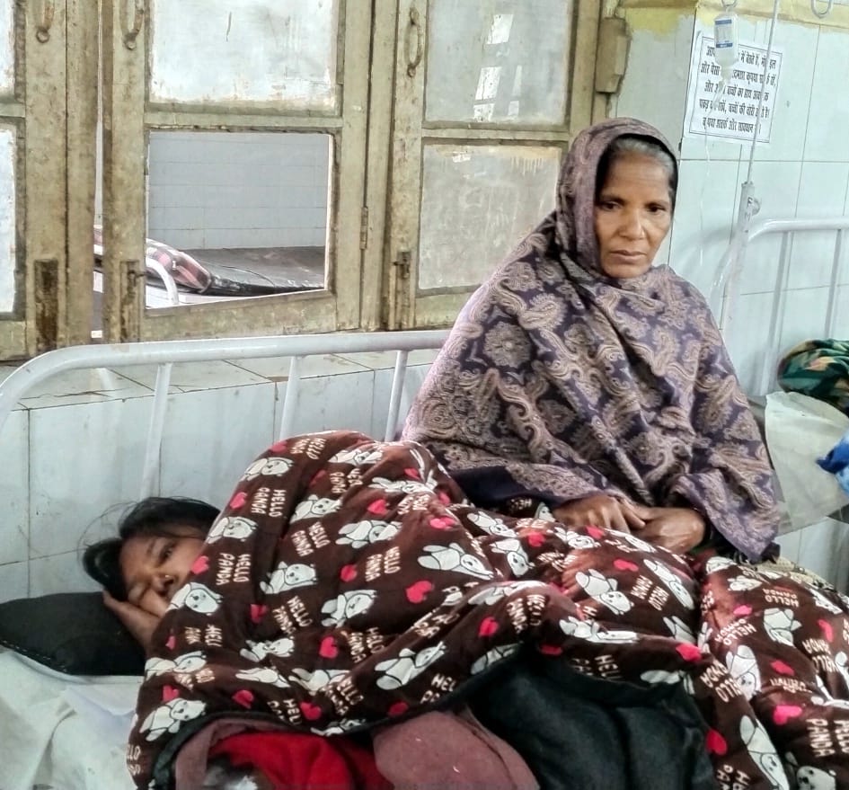 Mother crying to save her daughter's life, she is not responsible