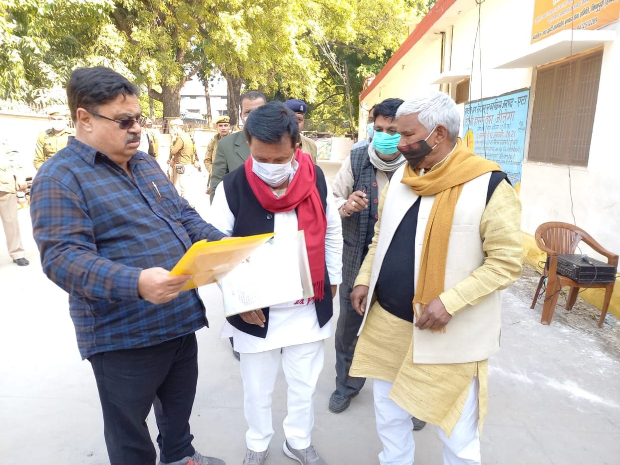 BJP, SP and BSP candidates filed nomination papers
