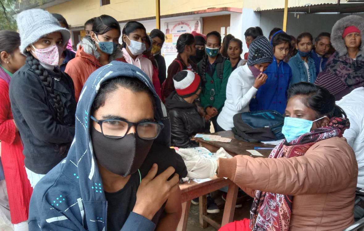 Banda's teenager tops in vaccination in Bundelkhand