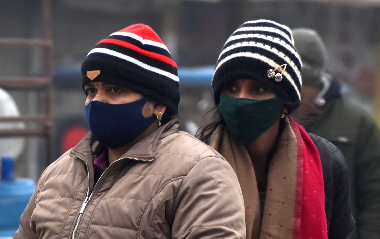 Maximum temperature dropped 10 degrees below normal