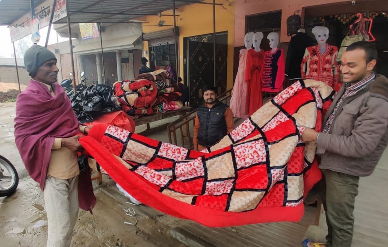 Blankets cooled the quilting business