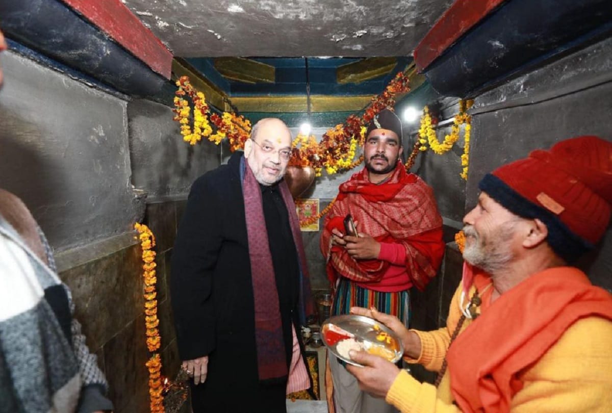 amit shah became the first home minister to reach rudraprayag after independence of india