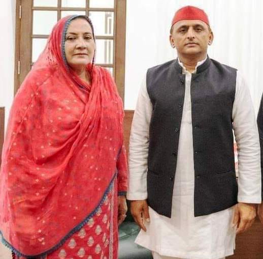 samajwadi party candigate, patiyali, nadira sultan
