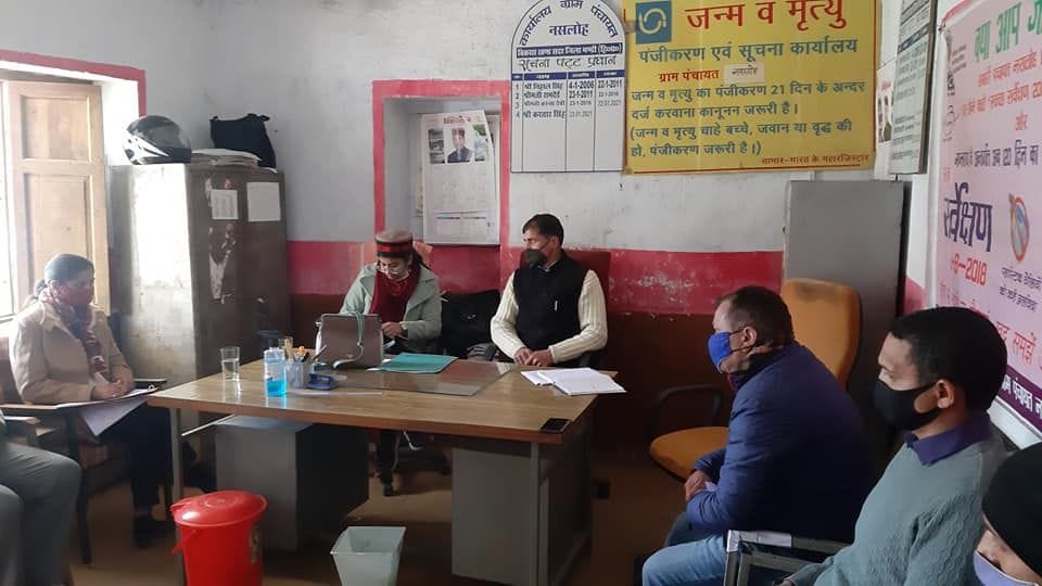 SDM Ritika listened to the problems of the villagers
