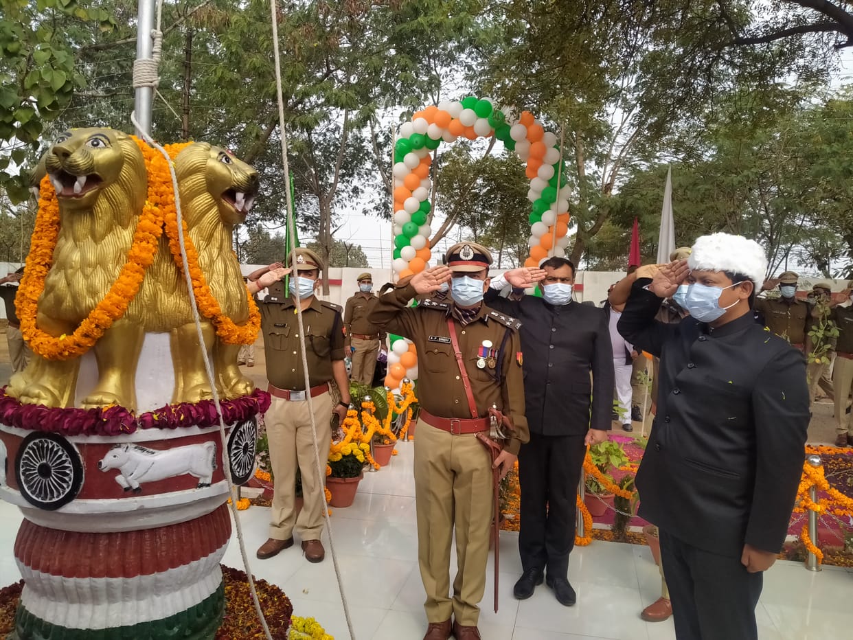 Tricolor hoisted proudly on Republic Day