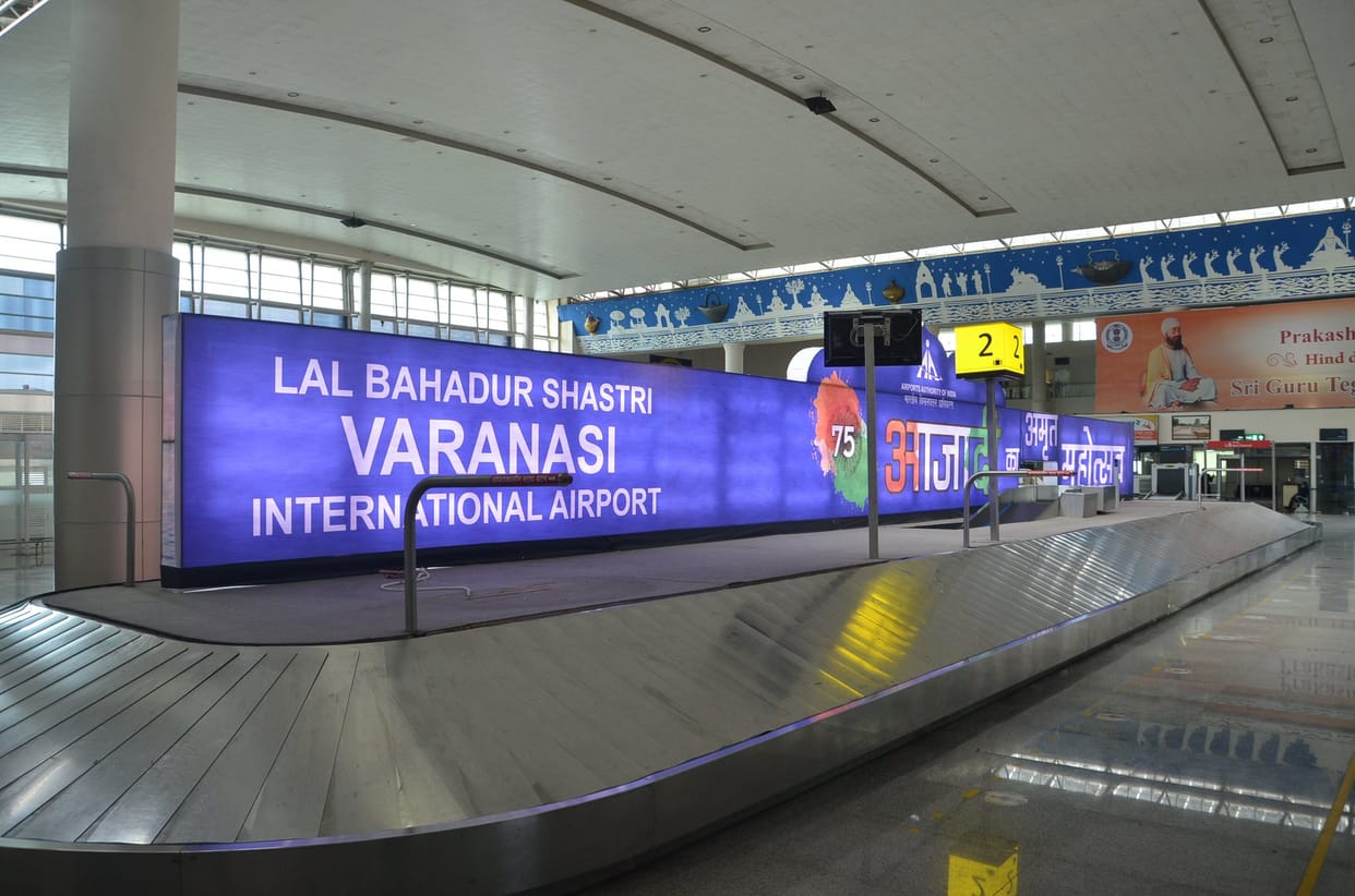 Shuttle bus service started at Varanasi airport preparations were going on for last four years