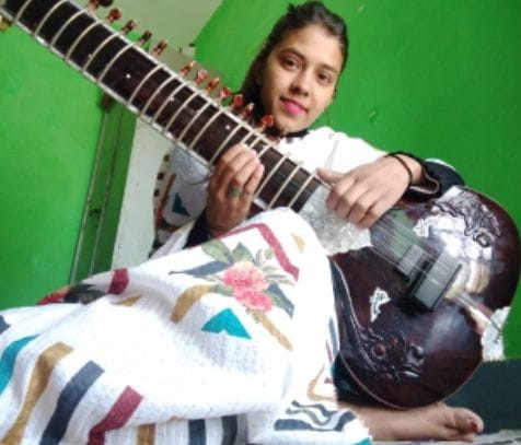 Rohtak's Monica won the music playing competition