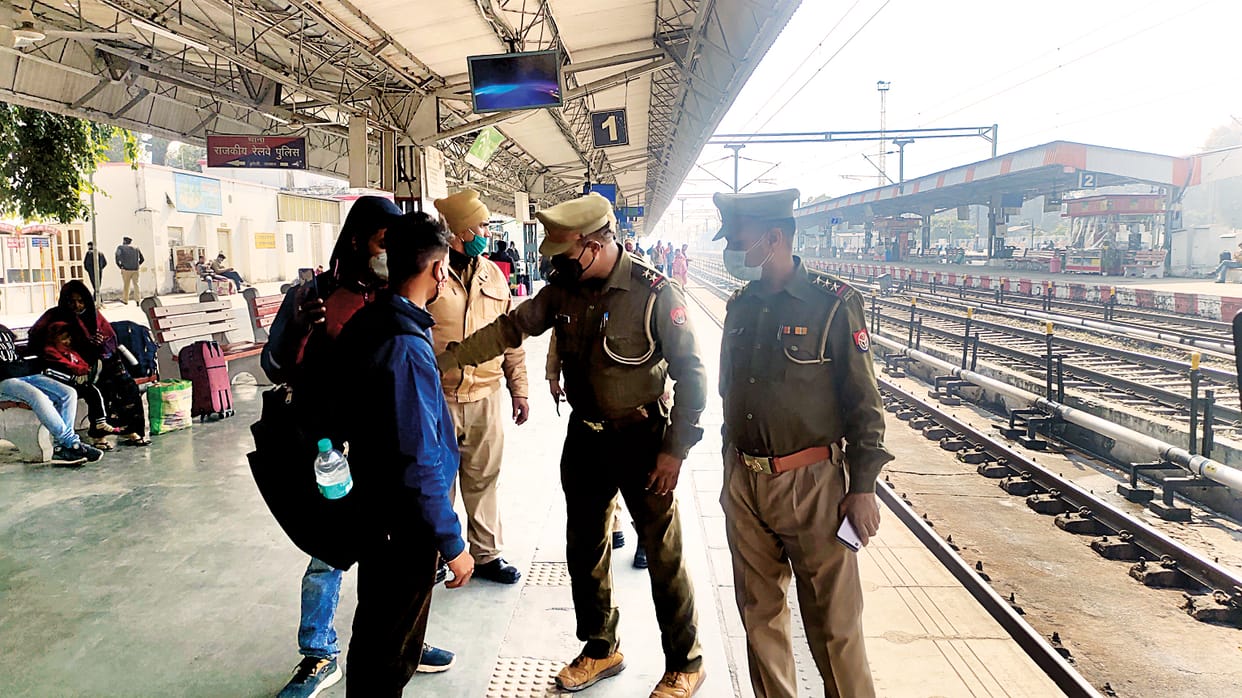 Alert at the junction regarding RRB-NTPC ruckus