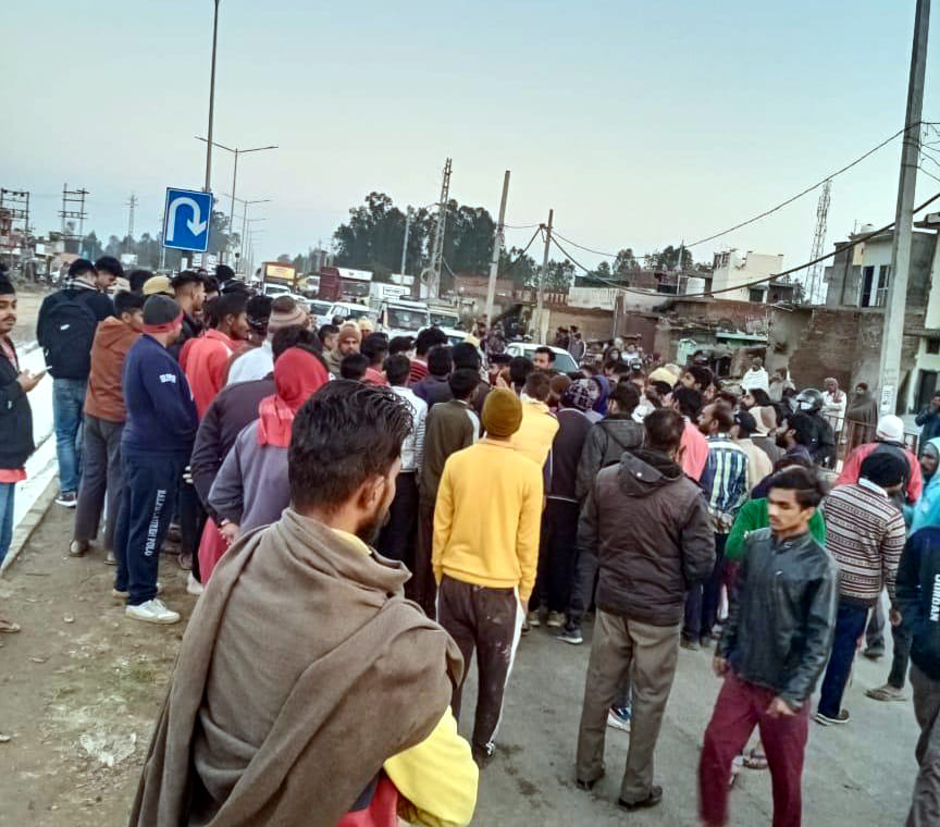 Opposition to the action of construction of drain, jammed