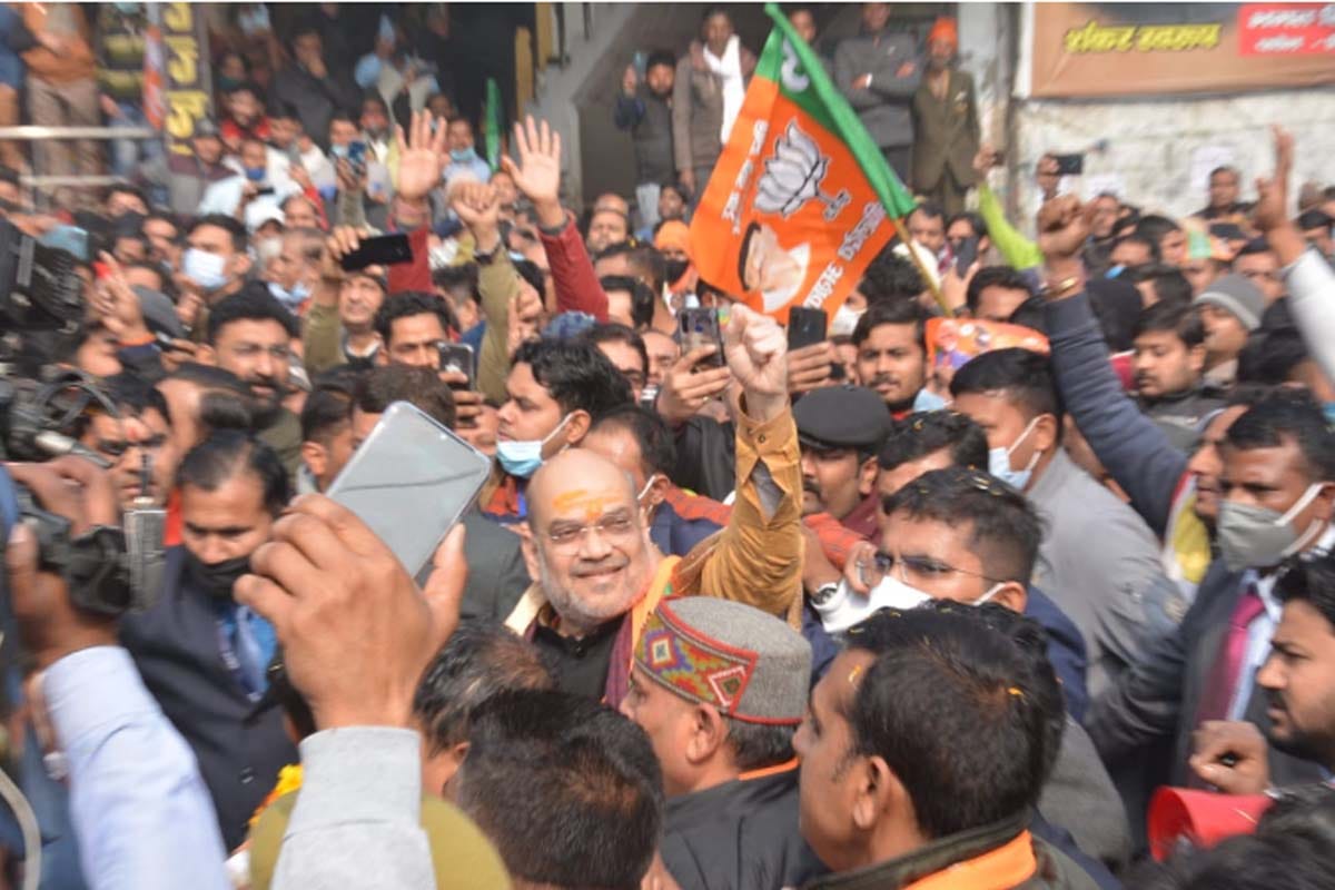 Big leaders of BJP is campaigning in West Uttar Pradesh.