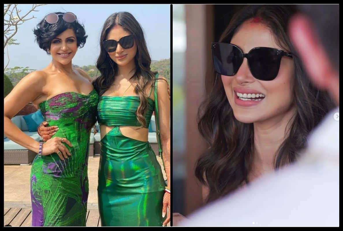 Mouni Roy and Suraj Nambiar apparently hosted a pool party for their friends post their wedding