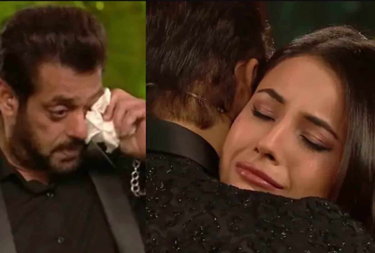 Bigg Boss 15 grand finale Shehnaaz Gill and Salman Khan get emotional in memory of Siddharth Shukla
