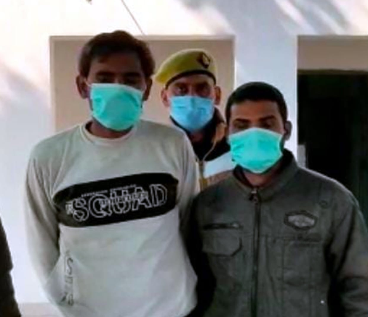 illigle arm factory seiged, two arrested