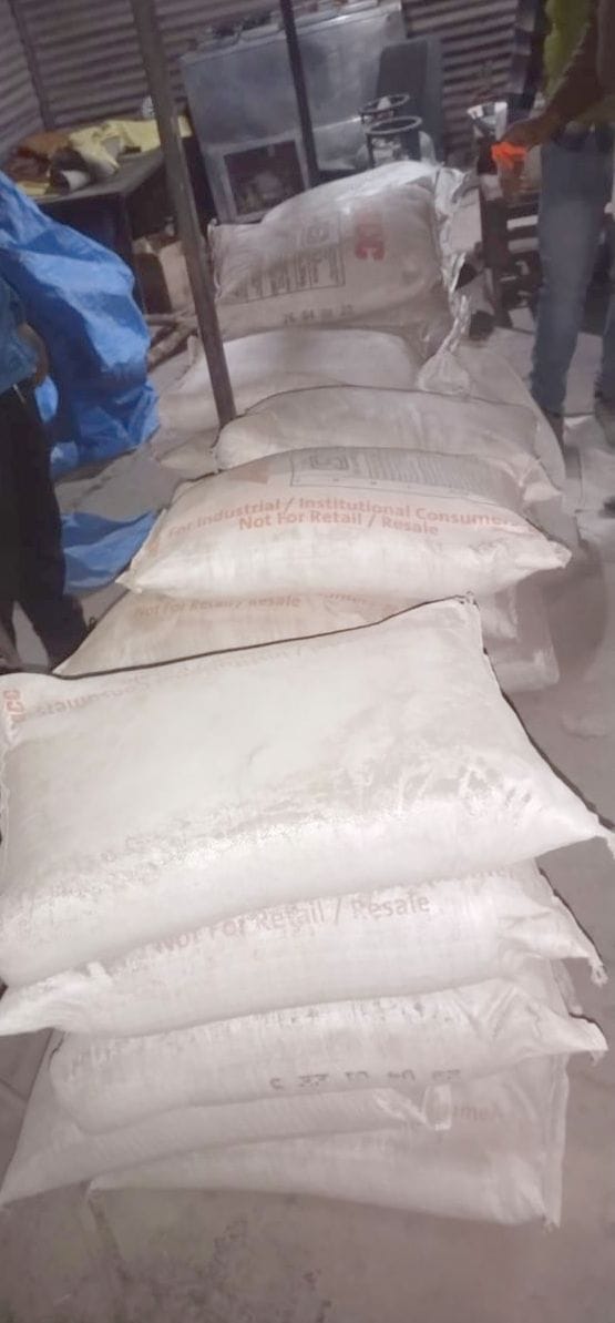 govt cement caught