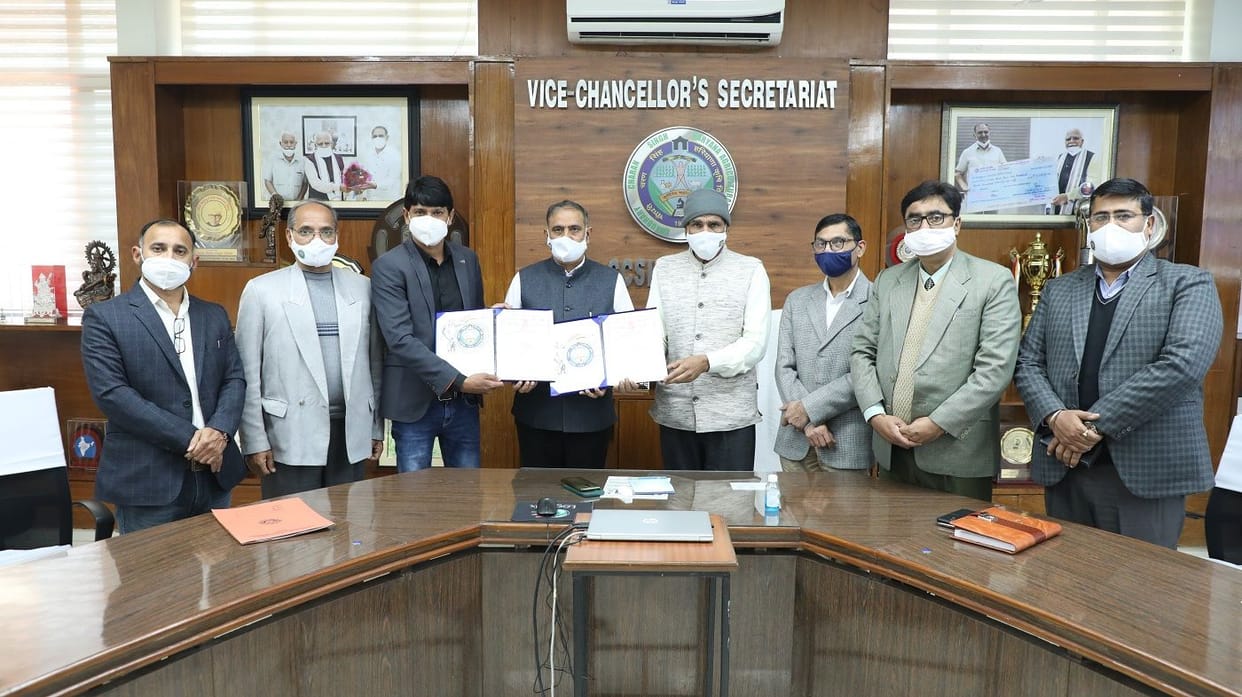 HAU signs MoU for the seeds of improved mustard variety RH 725