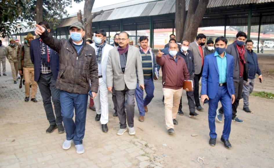 DM reached Rajapur Mandi, inspected the counting site, strong room